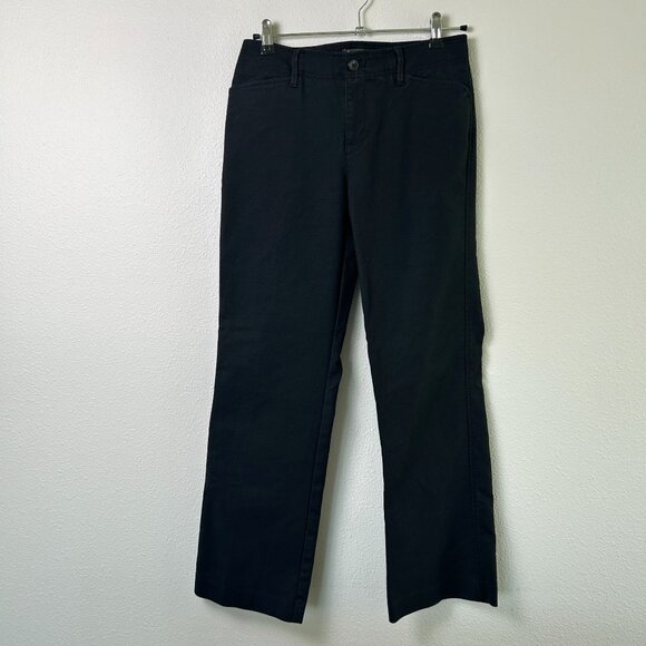 Eddie Bauer Pants - Eddie Bauer Mercer Fit Pants Womens Size 4 Black Cotton Stretch Casual